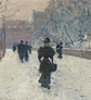 Frederick Childe Hassam, 'The Promenade, Winter in New York', 1895.